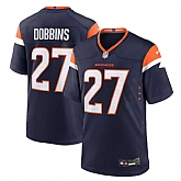 Men & Women & Youth Denver Broncos #27 J.K. Dobbins Navy 2025 Vapor Untouchable Limited Stitched Jersey,baseball caps,new era cap wholesale,wholesale hats