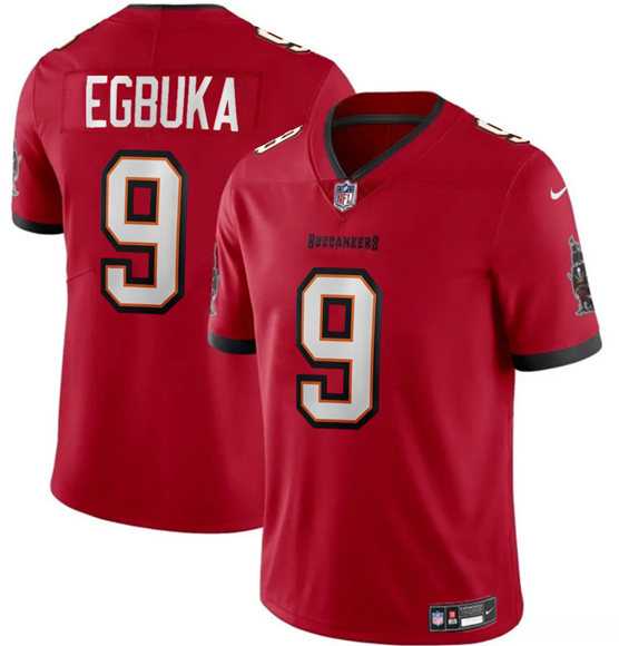 Men & Women & Youth Tampa Bay Buccaneers #9 Emeka Egbuka Red 2025 Draft Vapor Limited Stitched Jersey,We sell and wholesale Men & Women & Youth Tampa Bay Buccaneers #9 Emeka Egbuka Red 2025 Draft Vapor Limited Stitched Jersey on line form chian!