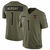 Men's Arizona Cardinals #1 Kyler Murray Olive 2025 F.U.S.E. Salute to Service Limited Stitched Jersey Dyin,baseball caps,new era cap wholesale,wholesale hats