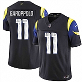 Men's Los Angeles Rams #11 Jimmy Garoppolo midnight blue 2025 F.U.S.E. 'Rivalries' Vapor Limited Stitched Jersey,baseball caps,new era cap wholesale,wholesale hats
