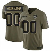 Men's New Orleans Saints Active Player Custom Olive 2025 F.U.S.E. Salute to Service Limited Stitched Football Jersey,baseball caps,new era cap wholesale,wholesale hats