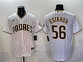 Men's San Diego Padres #56 Jeremiah Estrada White Cool Base Stitched Jersey,baseball caps,new era cap wholesale,wholesale hats