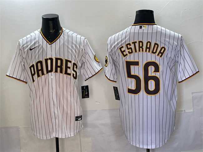Men's San Diego Padres #56 Jeremiah Estrada White Cool Base Stitched Jersey,We sell and wholesale Men's San Diego Padres #56 Jeremiah Estrada White Cool Base Stitched Jersey on line form chian!