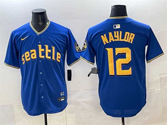 Men's Seattle Mariners #12 Josh Naylor Royal 2025 Limited Stitched jersey,We sell and wholesale Men's Seattle Mariners #12 Josh Naylor Royal 2025 Limited Stitched jersey on line form chian!