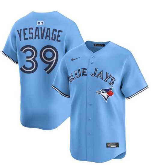 Men's Toronto Blue Jays #39 Trey Yesavage Powder Blue MLB Player Jersey Dzhi,We sell and wholesale Men's Toronto Blue Jays #39 Trey Yesavage Powder Blue MLB Player Jersey Dzhi on line form chian!