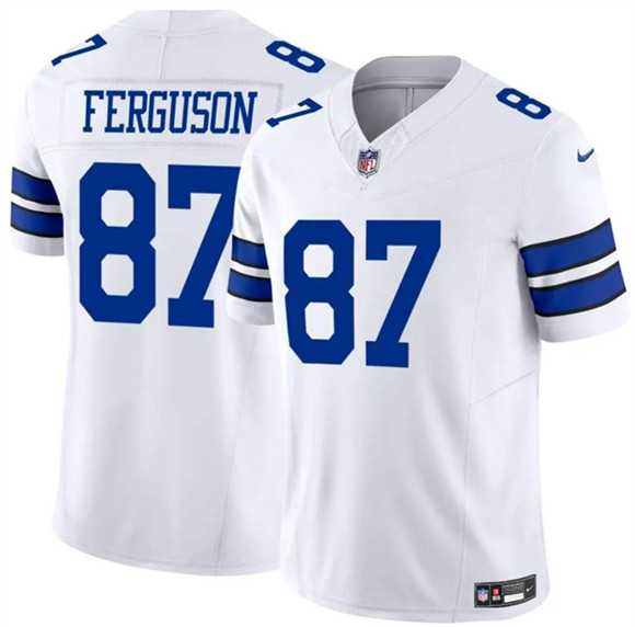 Men's Dallas Cowboys #87 Jake Ferguson White 2025 F.U.S.E Vapor Untouchable Limited Stitched Jersey Dzhi,We sell and wholesale Men's Dallas Cowboys #87 Jake Ferguson White 2025 F.U.S.E Vapor Untouchable Limited Stitched Jersey Dzhi on line form chian!