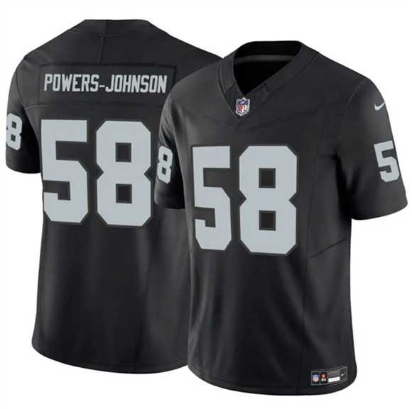 Men's Las Vegas Raiders #58 Jackson Powers-Johnson Black 2025 F.U.S.E. Vapor Untouchable Limited Stitched Jersey Dzhi,We sell and wholesale Men's Las Vegas Raiders #58 Jackson Powers-Johnson Black 2025 F.U.S.E. Vapor Untouchable Limited Stitched Jersey Dzhi on line form chian!