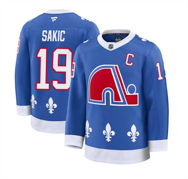 Men's Colorado Avalanche #19 Joe Sakic Blue 2025 With C Patch Alternate Stitched Jersey Dzhi,We sell and wholesale Men's Colorado Avalanche #19 Joe Sakic Blue 2025 With C Patch Alternate Stitched Jersey Dzhi on line form chian!