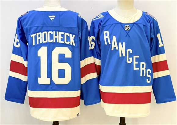 Men's New York Rangers #16 Vincent Trocheck Blue 2025 Stitched Jersey,We sell and wholesale Men's New York Rangers #16 Vincent Trocheck Blue 2025 Stitched Jersey on line form chian!