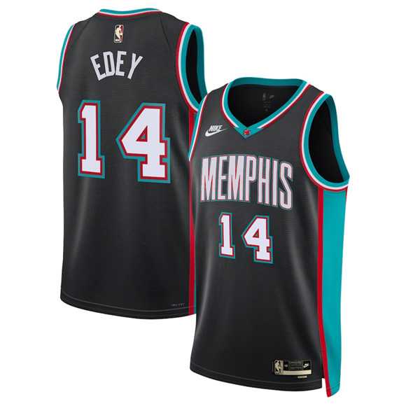 Men's Memphis Grizzlies #14 Zach Edey Black 2025 Classic Edition Stitched Jersey Dzhi,We sell and wholesale Men's Memphis Grizzlies #14 Zach Edey Black 2025 Classic Edition Stitched Jersey Dzhi on line form chian!