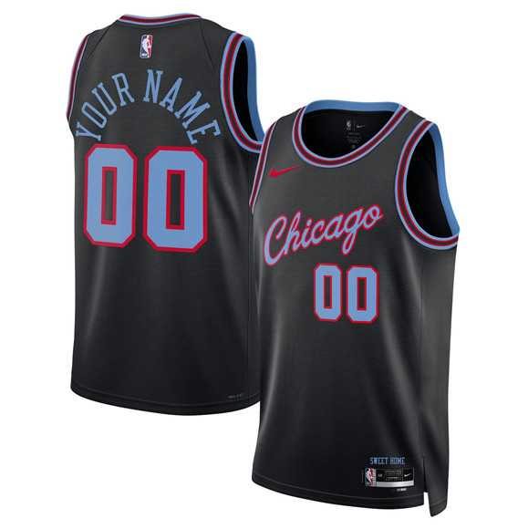 Men's Chicago Bulls Active Player Custom Black 2025-26 City Edition Swingman Stitched Basketball Jersey,We sell and wholesale Men's Chicago Bulls Active Player Custom Black 2025-26 City Edition Swingman Stitched Basketball Jersey on line form chian!