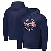Men's Atlanta Braves Navy Dunbrooke Champion Pullover Hoodie,baseball caps,new era cap wholesale,wholesale hats