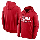 Men's Cincinnati Reds Red 2025 Postseason Collection Therma Fleece Hoodie,baseball caps,new era cap wholesale,wholesale hats