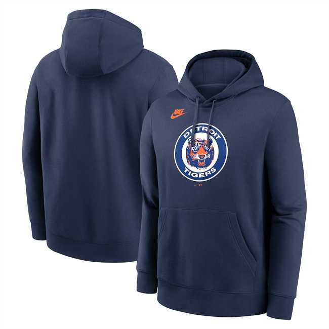 Men's Detroit Tigers Navy Cooperstown Collection Logo Club Pullover Hoodie,We sell and wholesale Men's Detroit Tigers Navy Cooperstown Collection Logo Club Pullover Hoodie on line form chian!