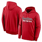 Men's Cleveland Guardians Red Cooperstown Collection Logo Club Pullover Hoodie,baseball caps,new era cap wholesale,wholesale hats