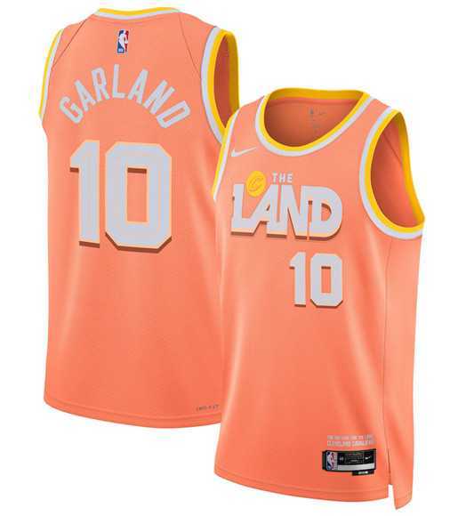 Men's Cleveland Cavaliers #10 Darius Garland Orange 2025-26 City Edition Swingman Stitched Jersey Dzhi,We sell and wholesale Men's Cleveland Cavaliers #10 Darius Garland Orange 2025-26 City Edition Swingman Stitched Jersey Dzhi on line form chian!