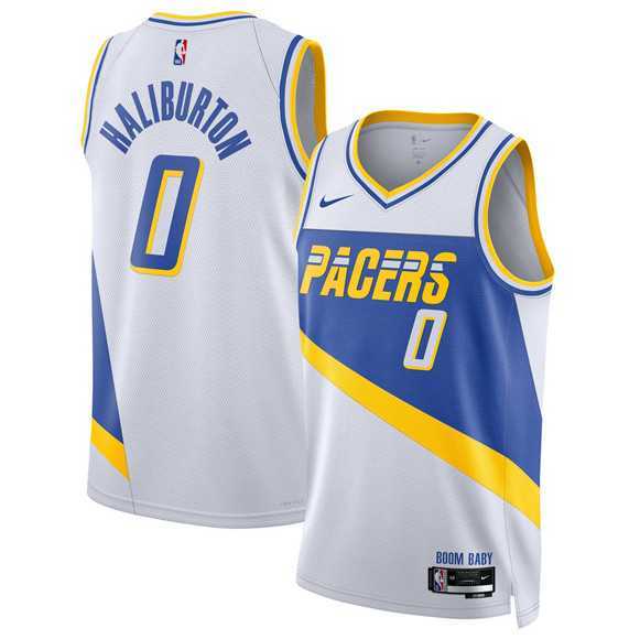 Men's Indiana Pacers #0 Tyrese Haliburton White 2025-26 City Edition Stitched Jersey Dzhi,We sell and wholesale Men's Indiana Pacers #0 Tyrese Haliburton White 2025-26 City Edition Stitched Jersey Dzhi on line form chian!