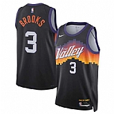 Men's Phoenix Suns #3 Dillon Brooks Black 2025-26 City Edition Stitched Jersey Dzhi,baseball caps,new era cap wholesale,wholesale hats