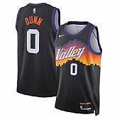 Men's Phoenix Suns #0 Ryan Dunn Black 2025-26 City Edition Stitched Jersey Dzhi,baseball caps,new era cap wholesale,wholesale hats