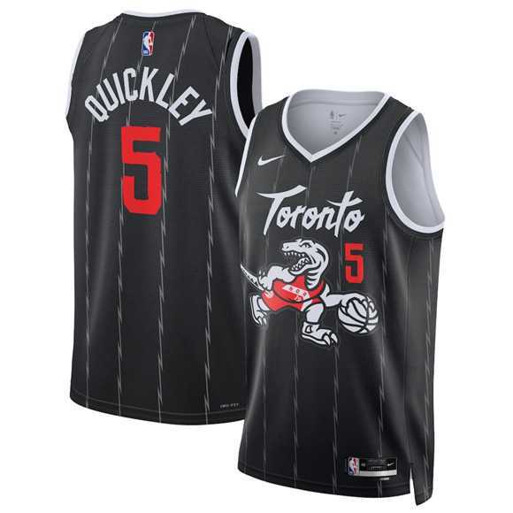 Men's Toronto Raptors #5 Immanuel Quickley Black 2025-26 City Edition Stitched Jersey Dzhi,We sell and wholesale Men's Toronto Raptors #5 Immanuel Quickley Black 2025-26 City Edition Stitched Jersey Dzhi on line form chian!