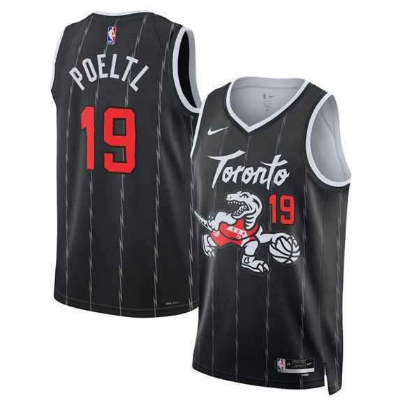 Men's Toronto Raptors #19 Jakob Poeltl Black 2025-26 City Edition Stitched Jersey Dzhi,We sell and wholesale Men's Toronto Raptors #19 Jakob Poeltl Black 2025-26 City Edition Stitched Jersey Dzhi on line form chian!