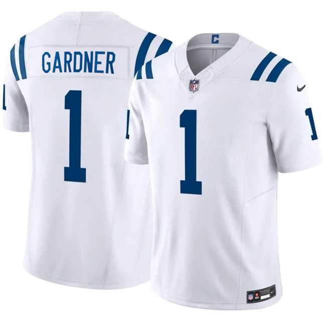 Men's Indianapolis Colts #1 Sauce Gardner White 2025 F.U.S.E. Vapor Limited Stitched Jersey Dzhi,We sell and wholesale Men's Indianapolis Colts #1 Sauce Gardner White 2025 F.U.S.E. Vapor Limited Stitched Jersey Dzhi on line form chian!