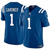 Men's Indianapolis Colts #1 Sauce Gardner Blue 2025 F.U.S.E. Vapor Limited Stitched Jersey Dzhi,baseball caps,new era cap wholesale,wholesale hats