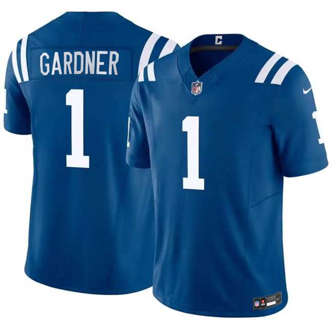 Men's Indianapolis Colts #1 Sauce Gardner Blue 2025 F.U.S.E. Vapor Limited Stitched Jersey Dzhi,We sell and wholesale Men's Indianapolis Colts #1 Sauce Gardner Blue 2025 F.U.S.E. Vapor Limited Stitched Jersey Dzhi on line form chian!