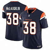 Men's Denver Broncos #38 Jaleel McLaughlin Navy F.U.S.E. Vapor Limited Stitched Jersey Dzhi,baseball caps,new era cap wholesale,wholesale hats