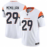 Men's Denver Broncos #29 Ja'Quan McMillan White 2025 F.U.S.E. Vapor Limited Stitched Jersey Dzhi,baseball caps,new era cap wholesale,wholesale hats