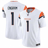 Men's Denver Broncos #1 Evan Engram White 2025 F.U.S.E. Vapor Limited Stitched Jersey Dzhi,baseball caps,new era cap wholesale,wholesale hats