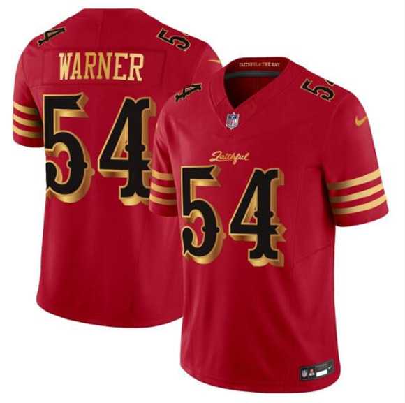 Men's San Francisco 49ers #54 Fred Warner Red Gold 2025 F.U.S.E. 'Rivalries' Vapor Limited Stitched Jersey Dzhi,We sell and wholesale Men's San Francisco 49ers #54 Fred Warner Red Gold 2025 F.U.S.E. 'Rivalries' Vapor Limited Stitched Jersey Dzhi on line form chian!