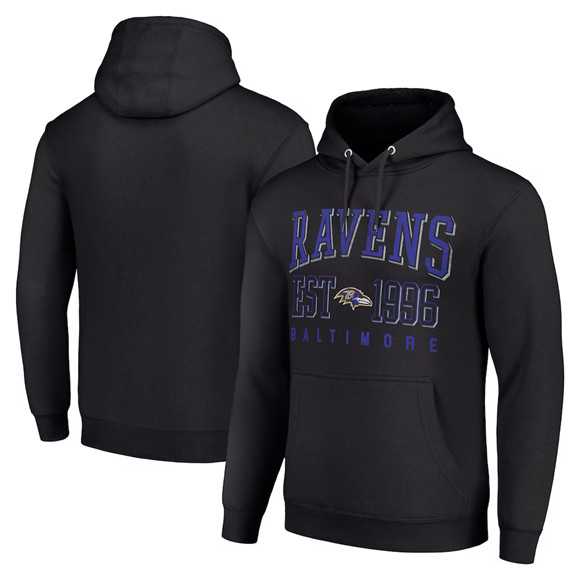 Men's Baltimore Ravens Black Throwback Logo Pullover Hoodie,We sell and wholesale Men's Baltimore Ravens Black Throwback Logo Pullover Hoodie on line form chian!