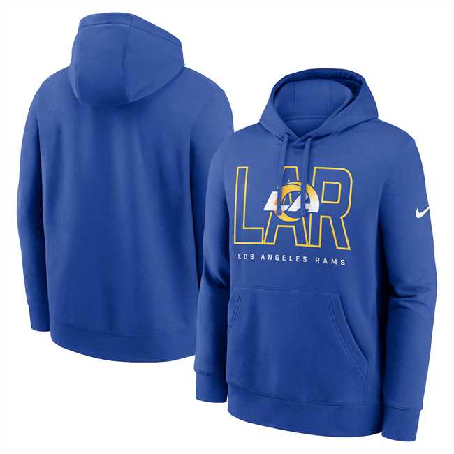 Men's Los Angeles Rams Royal Busted Play Club Fleece Pullover Hoodie,We sell and wholesale Men's Los Angeles Rams Royal Busted Play Club Fleece Pullover Hoodie on line form chian!