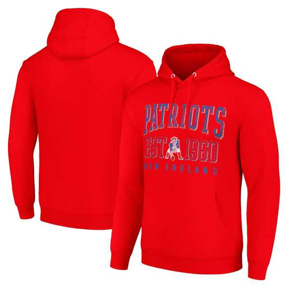 Men's New England Patriots Red Pullover Hoodie,We sell and wholesale Men's New England Patriots Red Pullover Hoodie on line form chian!