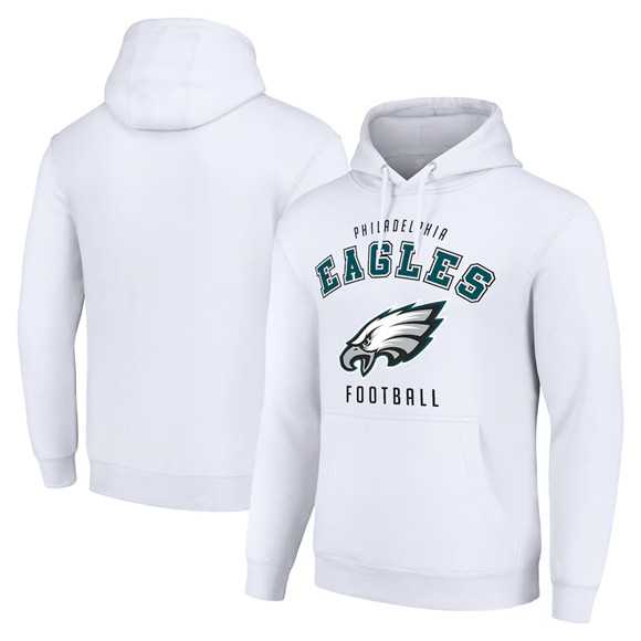 Men's Philadelphia Eagles White Pullover Hoodie,We sell and wholesale Men's Philadelphia Eagles White Pullover Hoodie on line form chian!
