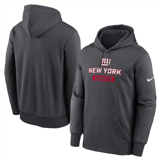 Men's New York Giants Anthracite Toss Sweep Performance Pullover Hoodie,We sell and wholesale Men's New York Giants Anthracite Toss Sweep Performance Pullover Hoodie on line form chian!
