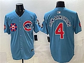 Mens Chicago Cubs #4 Pete Crow-Armstrong Blue 2025 Tokyo Series 2nd Alternate Limited Stitched Jersey,baseball caps,new era cap wholesale,wholesale hats