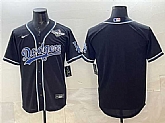 Men's Los Angeles Dodgers Blank Black Fashion 2025 World Series Cool Base Stitched Jersey,baseball caps,new era cap wholesale,wholesale hats
