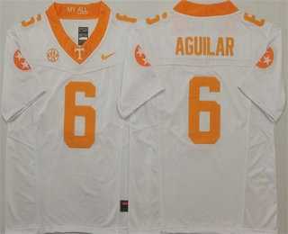 Men's Tennessee Volunteers #6 Joey Aguilar White 2024 FUSE College Football Jersey,We sell and wholesale Men's Tennessee Volunteers #6 Joey Aguilar White 2024 FUSE College Football Jersey on line form chian!