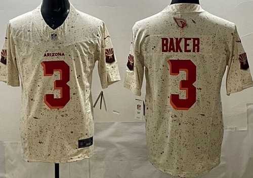 Men's Arizona Cardinals #3 Budda Baker Limited Cream 'Rivalries' FUSE Vapor Jersey Dzhi,We sell and wholesale Men's Arizona Cardinals #3 Budda Baker Limited Cream 'Rivalries' FUSE Vapor Jersey Dzhi on line form chian!