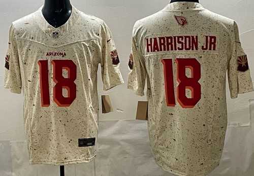 Men's Arizona Cardinals #18 Marvin Harrison Jr Limited Cream 'Rivalries' FUSE Vapor Jersey Dzhi,We sell and wholesale Men's Arizona Cardinals #18 Marvin Harrison Jr Limited Cream 'Rivalries' FUSE Vapor Jersey Dzhi on line form chian!