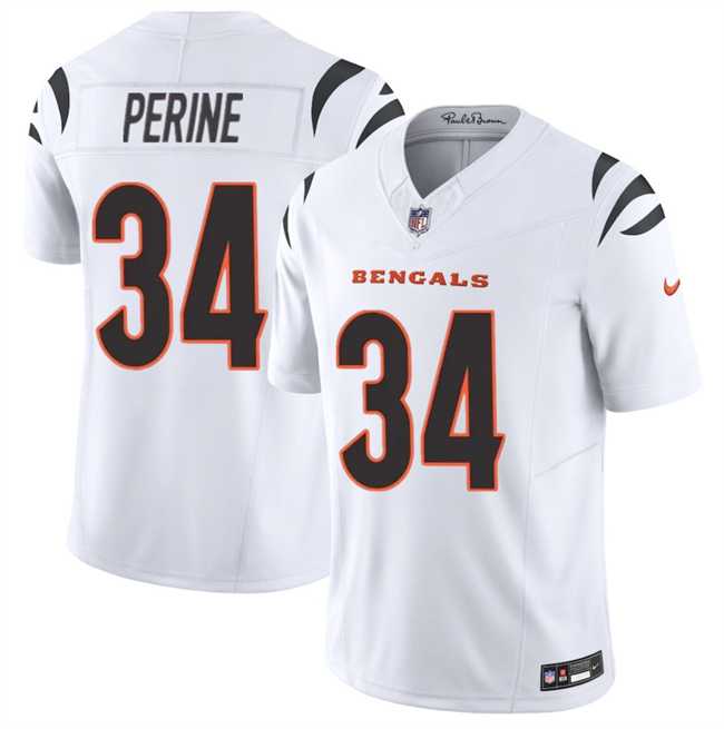 Men's Cincinnati Bengals #34 Samaje Perine White 2025 F.U.S.E. Vapor Untouchable Limited Stitched Jersey Dzhi,We sell and wholesale Men's Cincinnati Bengals #34 Samaje Perine White 2025 F.U.S.E. Vapor Untouchable Limited Stitched Jersey Dzhi on line form chian!