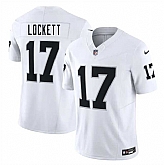 Men's Las Vegas Raiders #17 Tyler Lockett White 2025 F.U.S.E. Vapor Untouchable Limited Stitched Jersey Dzhi,baseball caps,new era cap wholesale,wholesale hats