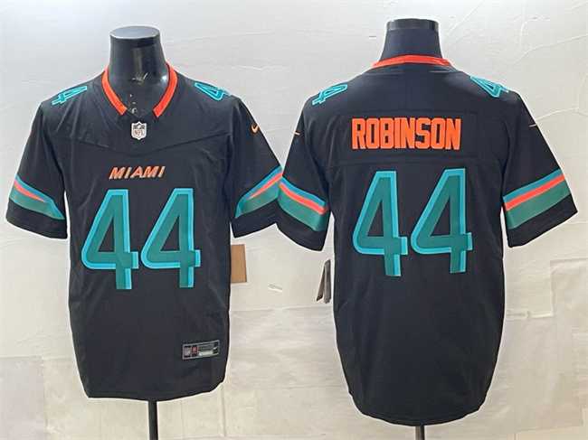 Men's Miami Dolphins #44 Chop Robinson Black 2025 F.U.S.E. 'Rivalries' Vapor Limited Stitched Jersey Dzhi,We sell and wholesale Men's Miami Dolphins #44 Chop Robinson Black 2025 F.U.S.E. 'Rivalries' Vapor Limited Stitched Jersey Dzhi on line form chian!