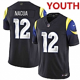 Youth los angeles rams #12 puka nacua midnight blue 2025 F.U.S.E. 'Rivalries' vapor limited stitched jersey Dzhi,baseball caps,new era cap wholesale,wholesale hats