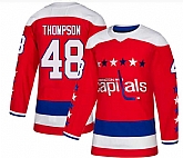 Men's Washington Capitals #48 Logan Thompson  Authentic Red Alternate Jersey Dzhi,baseball caps,new era cap wholesale,wholesale hats