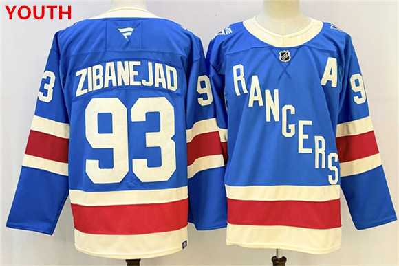 Youth new york rangers #93 mika zibanejad blue with a patch stitched hockey jersey,We sell and wholesale Youth new york rangers #93 mika zibanejad blue with a patch stitched hockey jersey on line form chian!