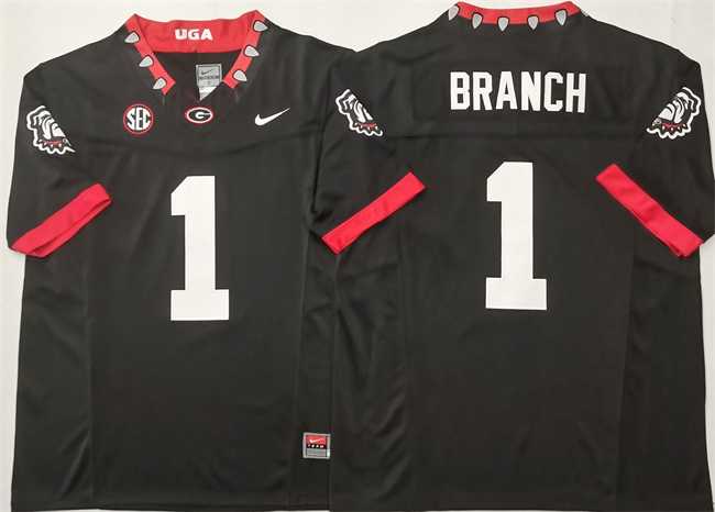 Georgia Bulldogs #1 Zachariah Branch Black 2025 F.U.S.E. Stitched Jersey,We sell and wholesale Georgia Bulldogs #1 Zachariah Branch Black 2025 F.U.S.E. Stitched Jersey on line form chian!