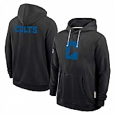 Men's Indianapolis Colts Black Sideline Standard Issue Initial Home Dri-FIT Pullover Hoodie,baseball caps,new era cap wholesale,wholesale hats